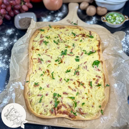 Zwiebelflammkuchen Maitre